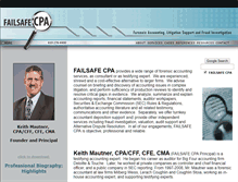 Tablet Screenshot of failsafe-cpa.com